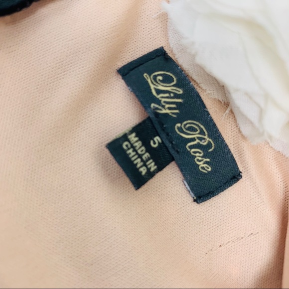 Lily Rose Black Sheer Lace Detail Dress - Picture 8 of 8